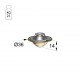 BALL BEARING SWIVEL CASTER WHEEL D.36 / 25Kg BALL BEARING SWIVEL CASTER WHEELS / 15-30 Kg